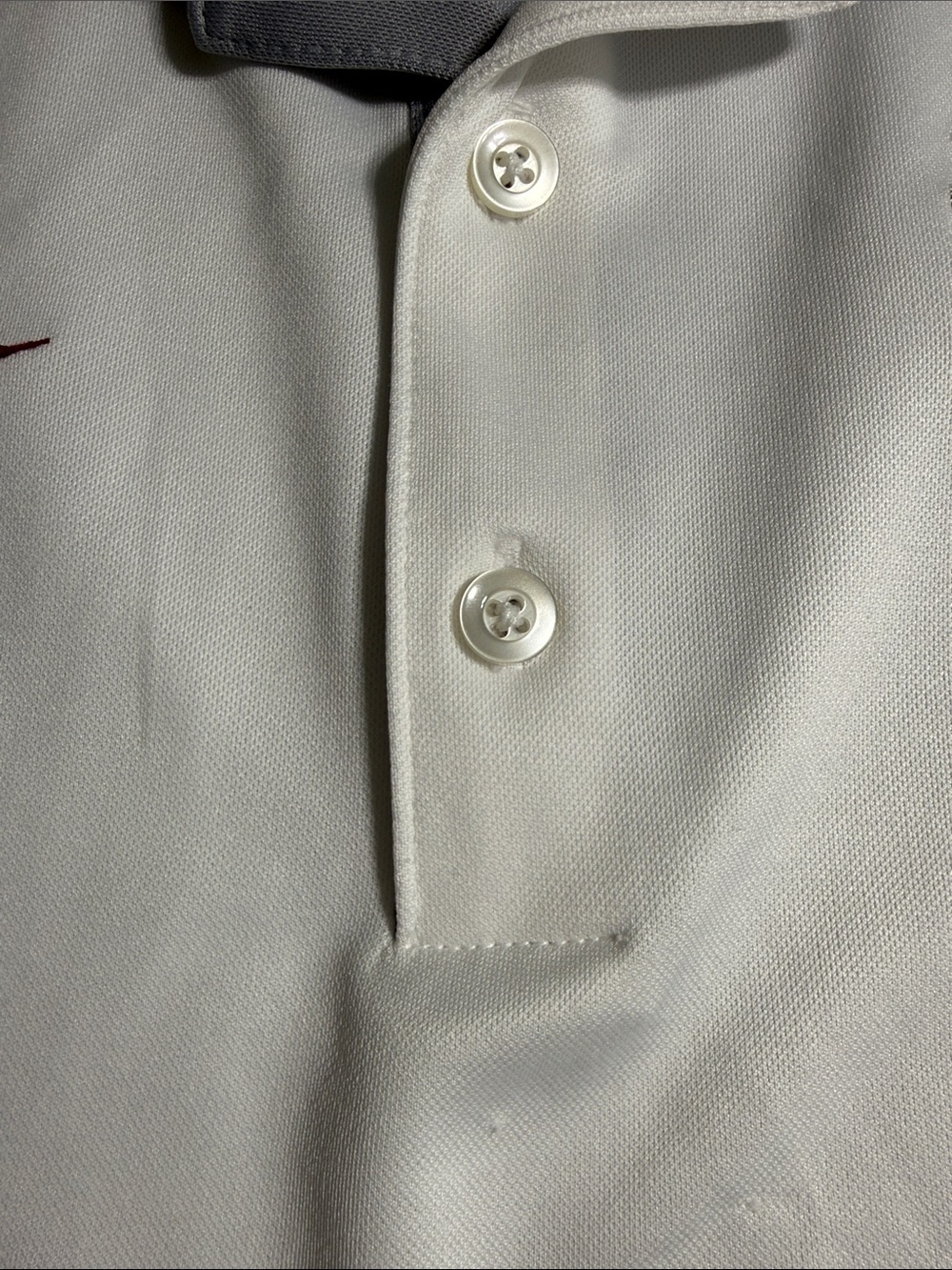 Nike White & Gray FSU Men's Polo Shirt - Picture 5 of 8